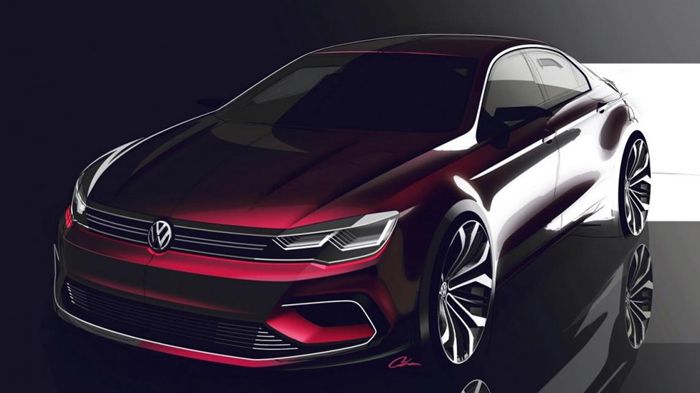 Η σχεδιαστική σπουδή Midsize Coupe μας αποκαλύπτει πως στη VW σκέφτονται μια CC έκδοση του Golf, κατά τα πρότυπα του Passat CC.